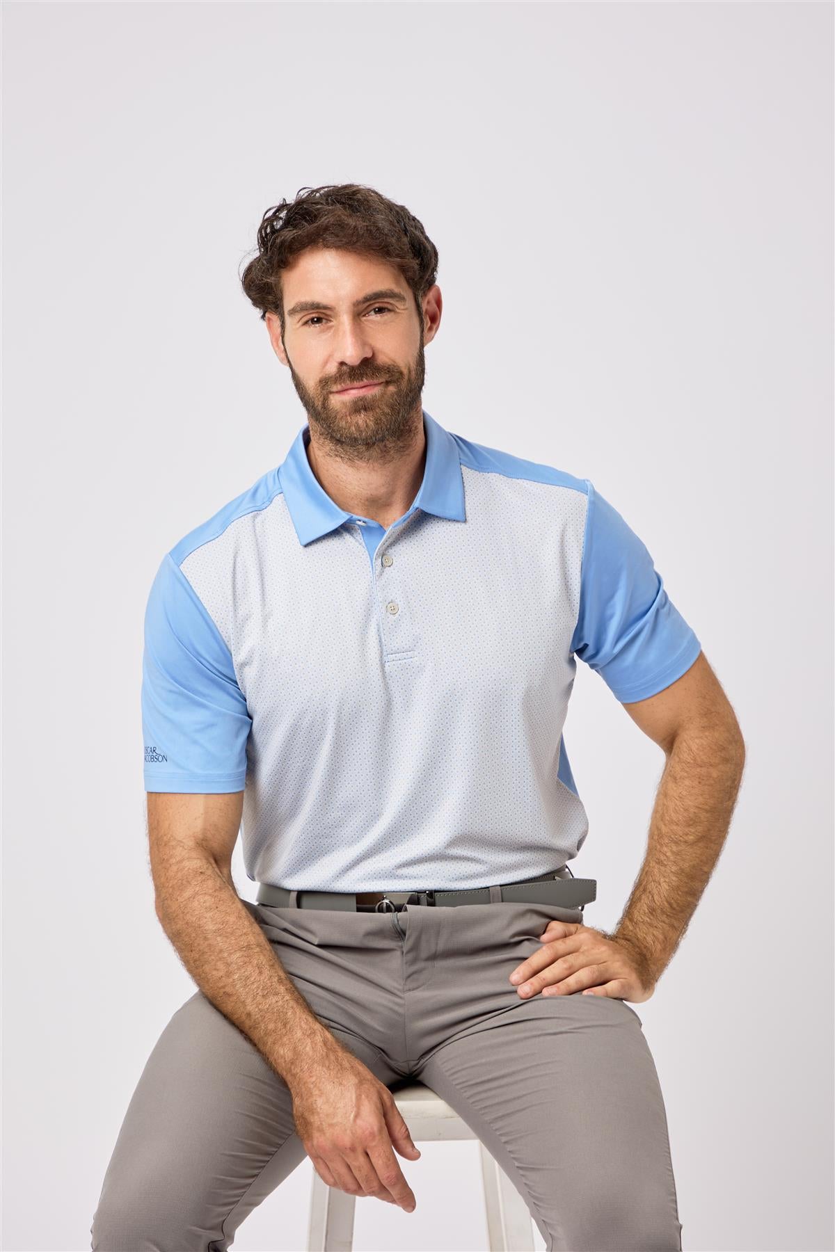 Kenson Polo Shirt  - Navy / Small  - Oscar Jacobson Golf