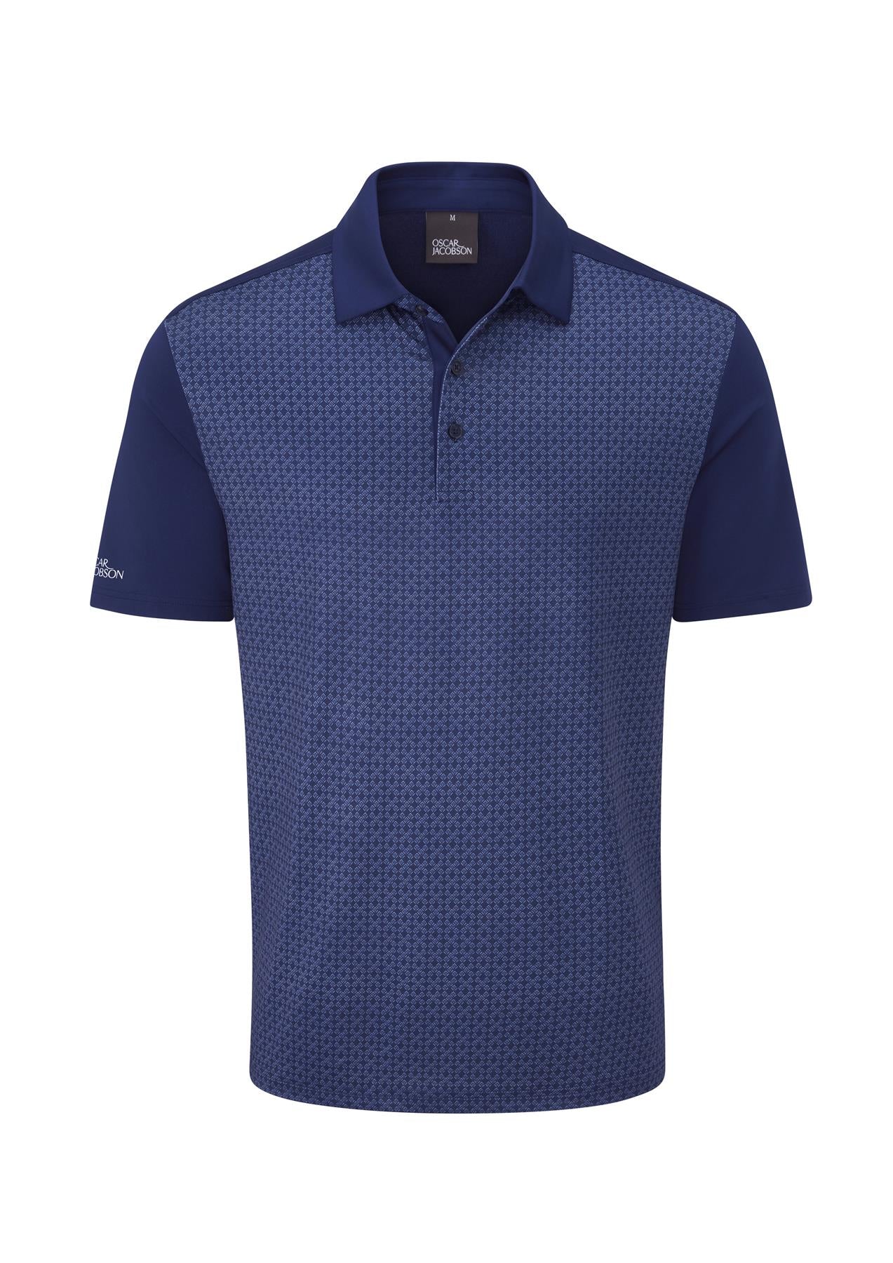 Kenson Polo Shirt  - Navy / Small  - Oscar Jacobson Golf