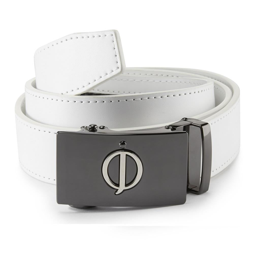 Leather Belt  - White / One Size  - Oscar Jacobson Golf