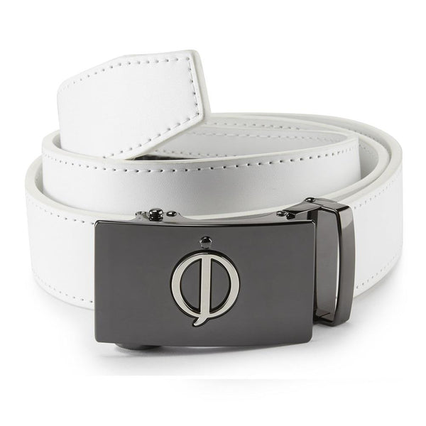 Leather Belt- Black / One Size-White / One Size-Navy / One Size- Oscar Jacobson Golf