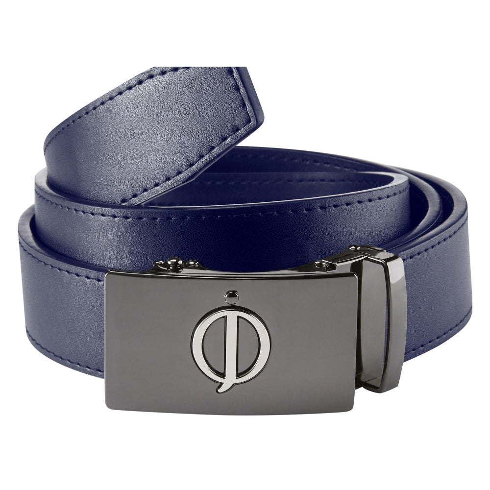 Leather Belt  - Navy / One Size  - Oscar Jacobson Golf