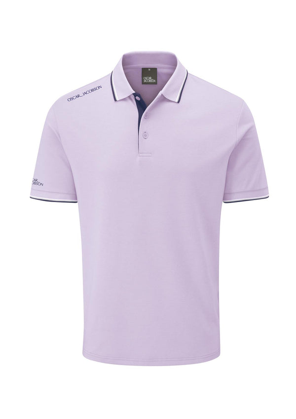 Mallory Polo Shirt- Lavender / Small-Lavender / Medium-Lavender / Large-Lavender / X-Large-Lavender / XX-Large- Oscar Jacobson Golf