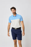 Matley II Polo Shirt- Aluminium / Small-Aluminium / Medium-Aluminium / Large-Aluminium / X-Large-Aluminium / XX-Large- Oscar Jacobson Golf