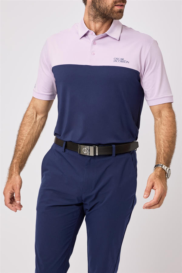 Matley II Polo Shirt- Aluminium / Small-Aluminium / Medium-Aluminium / Large-Aluminium / X-Large-Aluminium / XX-Large- Oscar Jacobson Golf
