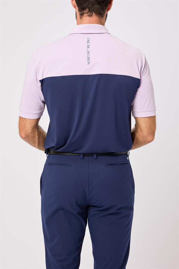 Matley II Polo Shirt- Aluminium / Small-Aluminium / Medium-Aluminium / Large-Aluminium / X-Large-Aluminium / XX-Large- Oscar Jacobson Golf