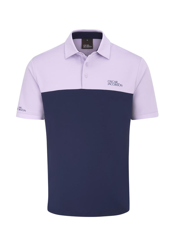 Matley II Polo Shirt- Aluminium / Small-Aluminium / Medium-Aluminium / Large-Aluminium / X-Large-Aluminium / XX-Large- Oscar Jacobson Golf