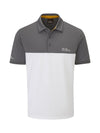 Matley Polo Shirt- Pewter / XX-Large- Oscar Jacobson Golf