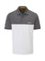 Matley Polo Shirt- Pewter / XX-Large- Oscar Jacobson Golf