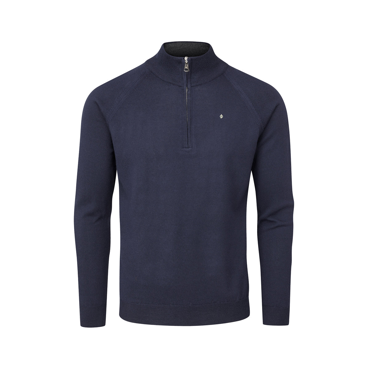 Warwick Pin Merino Zip Neck Sweater