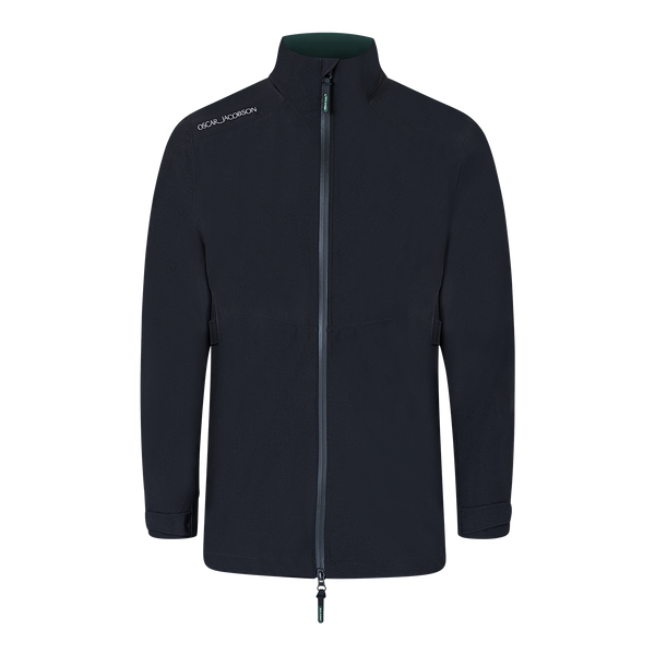 Alex Waterproof Jacket- Black/Pineneedle / Small- Oscar Jacobson Golf