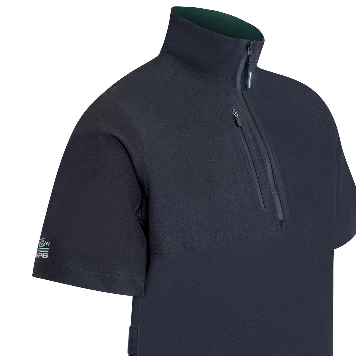 Oscar Jacobson Arlington Short Sleeved Waterproof  - Navy/Pewter / Medium  - Oscar Jacobson Golf