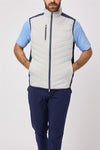 Oscar Jacobson Baynes Padded Gilet- Aluminium / Small-Aluminium / Medium-Aluminium / Large-Aluminium / X-Large-Aluminium / XX-Large- Oscar Jacobson Golf
