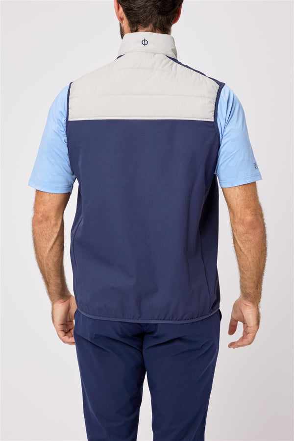 Oscar Jacobson Baynes Padded Gilet- Aluminium / Small-Aluminium / Medium-Aluminium / Large-Aluminium / X-Large-Aluminium / XX-Large- Oscar Jacobson Golf
