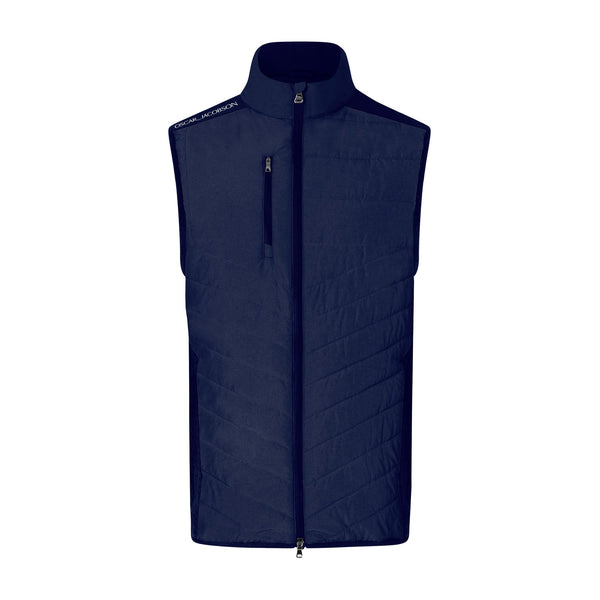 Oscar Jacobson Baynes Padded Gilet- Aluminium / Small-Aluminium / Medium-Aluminium / Large-Aluminium / X-Large-Aluminium / XX-Large- Oscar Jacobson Golf