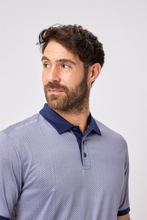 Regent Polo Shirt- Lavender / Medium-Lavender / Large-Lavender / Small-Lavender / X-Large-Lavender / XX-Large- Oscar Jacobson Golf