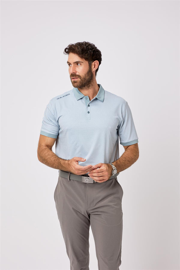 Regent Polo Shirt- Lavender / Medium-Lavender / Large-Lavender / Small-Lavender / X-Large-Lavender / XX-Large- Oscar Jacobson Golf