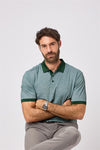 Regent Polo Shirt- Lavender / Medium-Lavender / Large-Lavender / Small-Lavender / X-Large-Lavender / XX-Large- Oscar Jacobson Golf