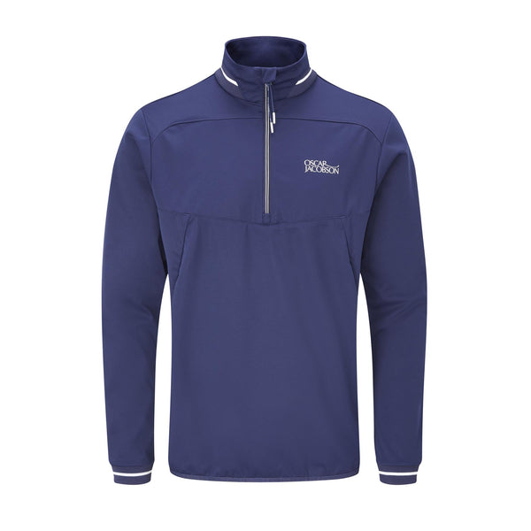 Rolfe Tour Quarter Zip Jacket- Navy / XX-Large- Oscar Jacobson Golf