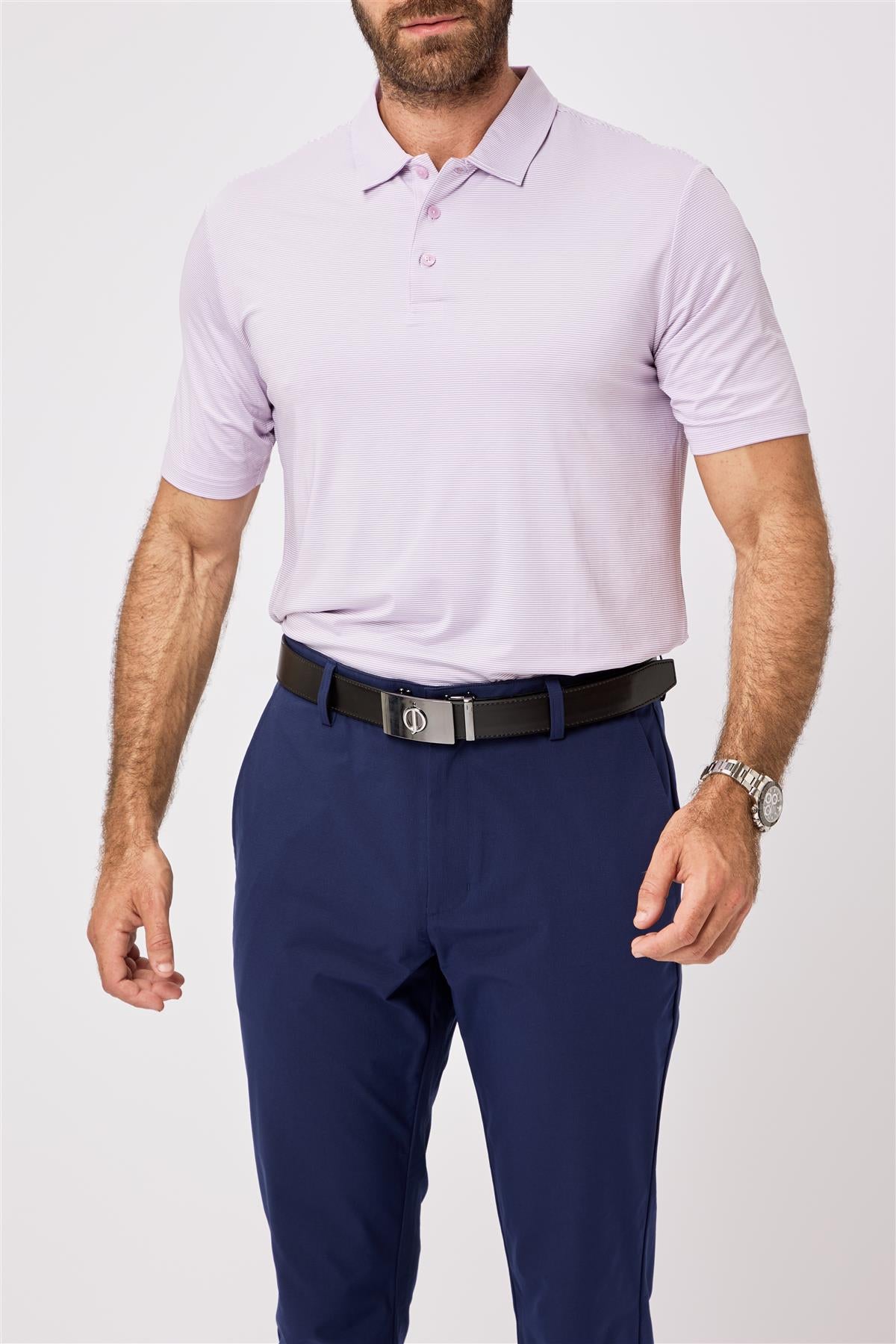 Stoneleigh Polo Shirt  - Lavender / Small  - Oscar Jacobson Golf