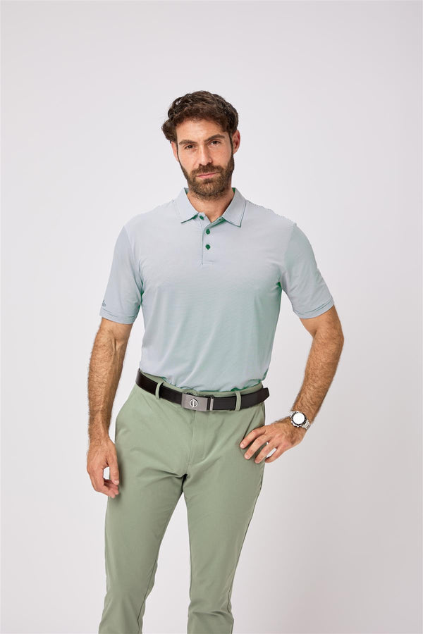 Stoneleigh Polo Shirt- Aluminium / Small-Aluminium / Medium-Aluminium / Large-Aluminium / X-Large-Aluminium / XX-Large- Oscar Jacobson Golf