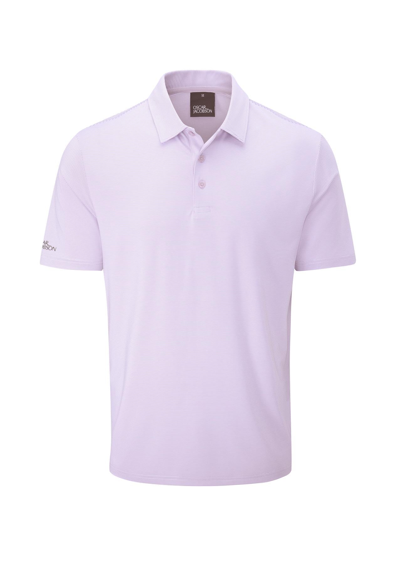 Stoneleigh Polo Shirt  - Lavender / Small  - Oscar Jacobson Golf