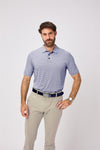Stoneleigh Polo Shirt- Lavender / Small-Lavender / Medium-Lavender / Large-Lavender / X-Large-Lavender / XX-Large- Oscar Jacobson Golf