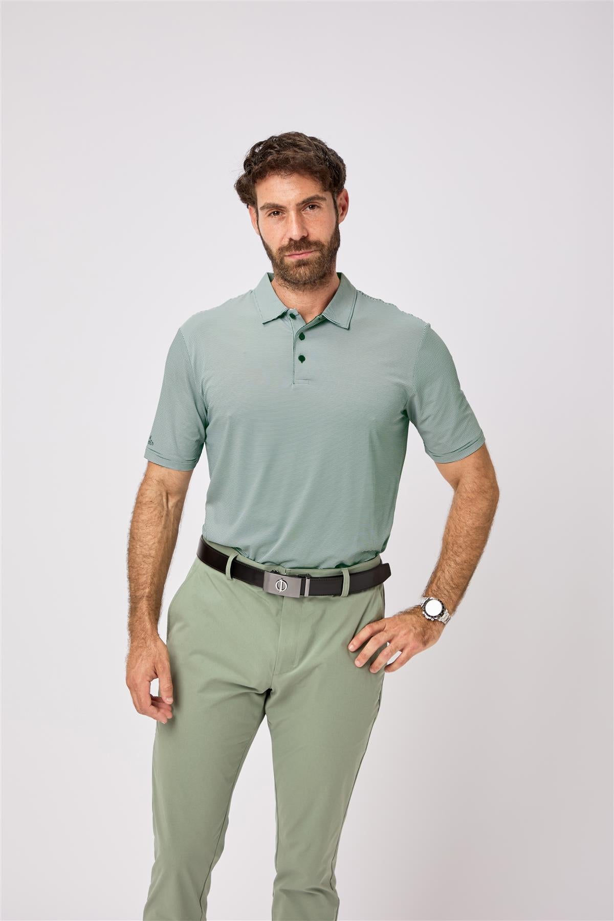 Stoneleigh Polo Shirt  - Lavender / Small  - Oscar Jacobson Golf