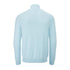Waldorf Pin Cotton Zip Neck Sweater- Light Grey / Small-Light Grey / X-Large-Light Grey / XX-Large-Royal Blue / Small-Royal Blue / XX-Large- Oscar Jacobson Golf