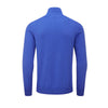Waldorf Pin Cotton Zip Neck Sweater- Light Grey / Small-Light Grey / X-Large-Light Grey / XX-Large-Royal Blue / Small-Royal Blue / XX-Large-Cool Blue / XX-Large-Carbon Black/Light Grey / XX-Large- Oscar Jacobson Golf