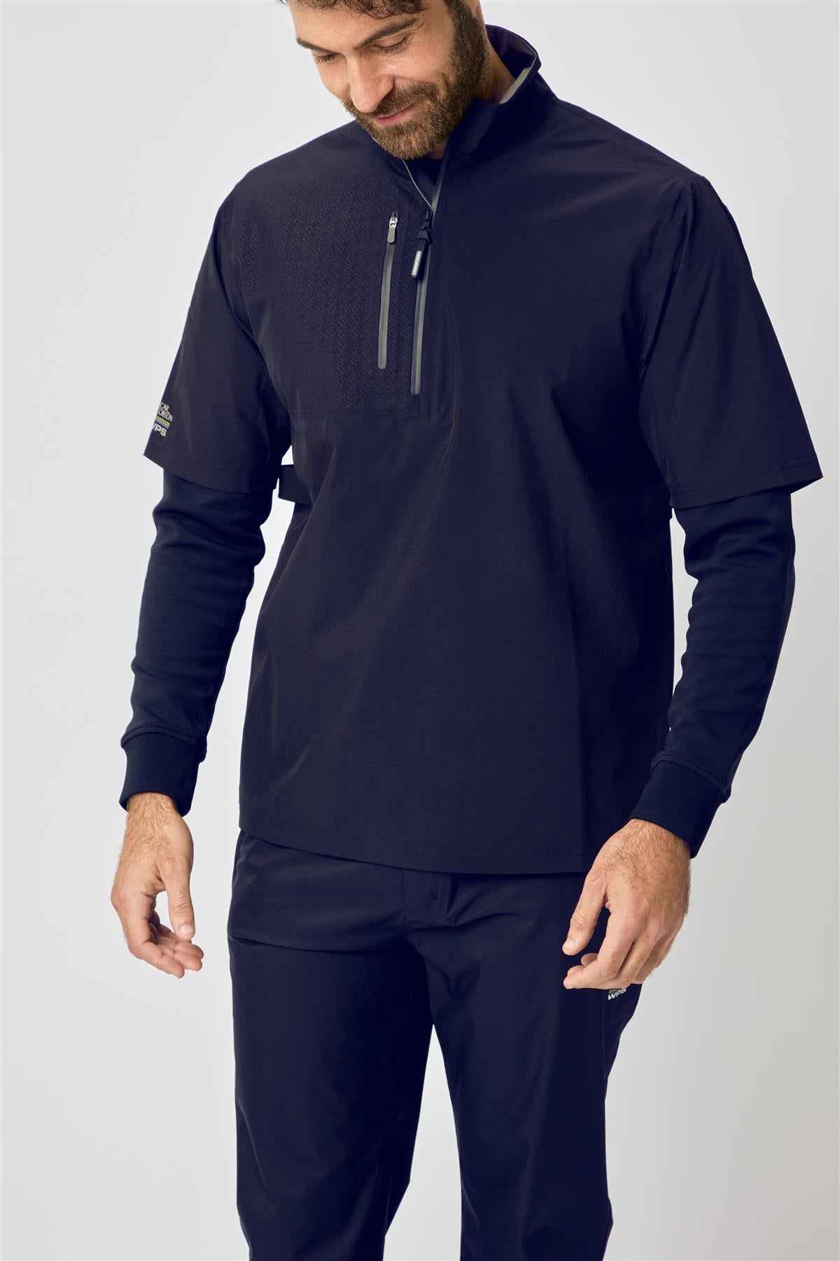 Oscar Jacobson Arlington Short Sleeved Waterproof – Navy/Pewter