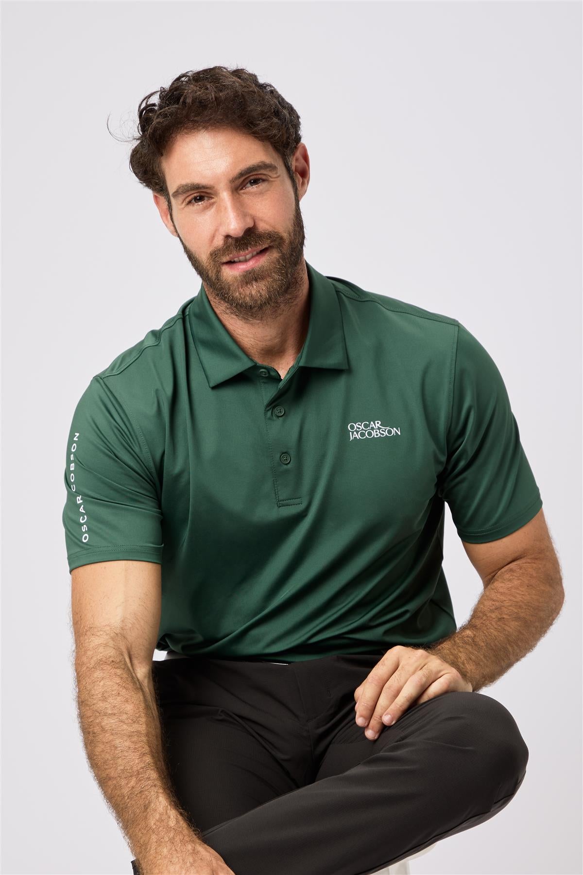 Oscar Jacobson Bullock Tour Polo – Pineneedle