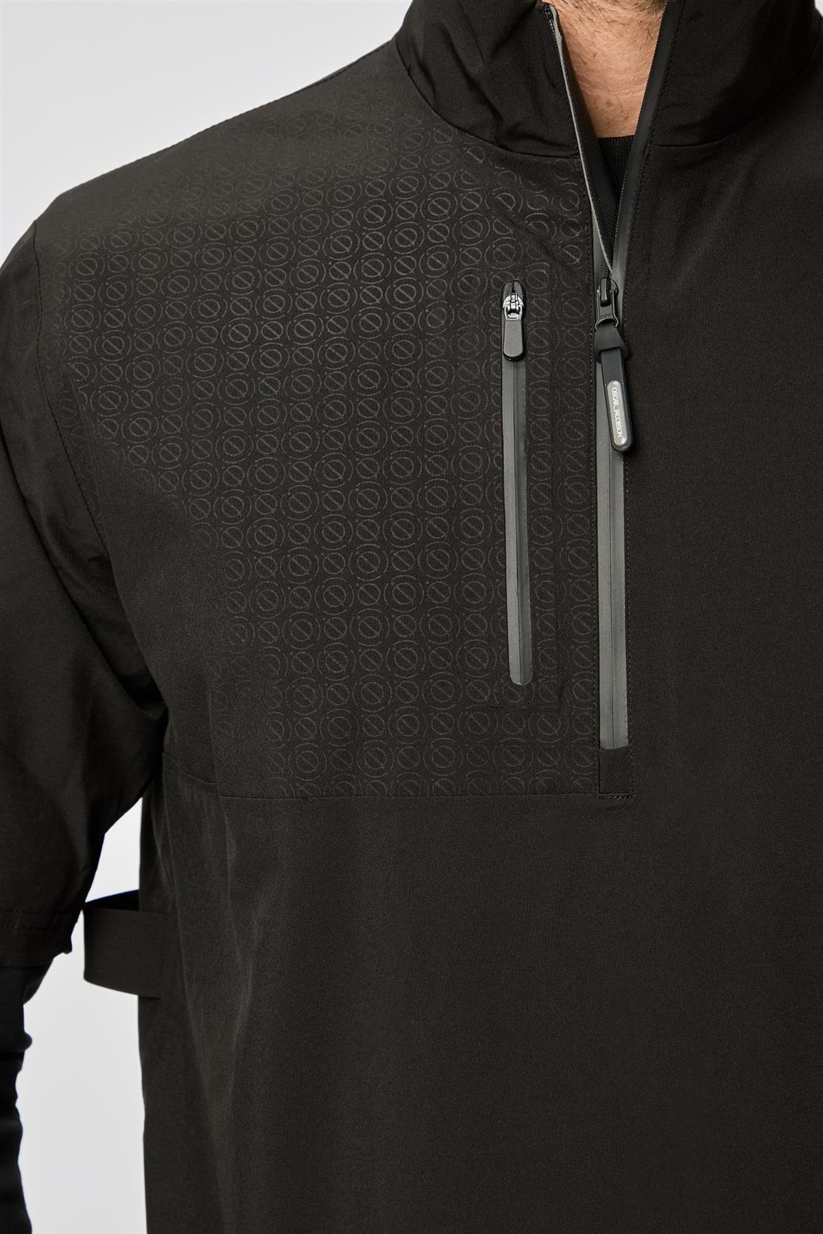 Oscar Jacobson Arlington Short Sleeved Waterproof – Black/ Pineneedle