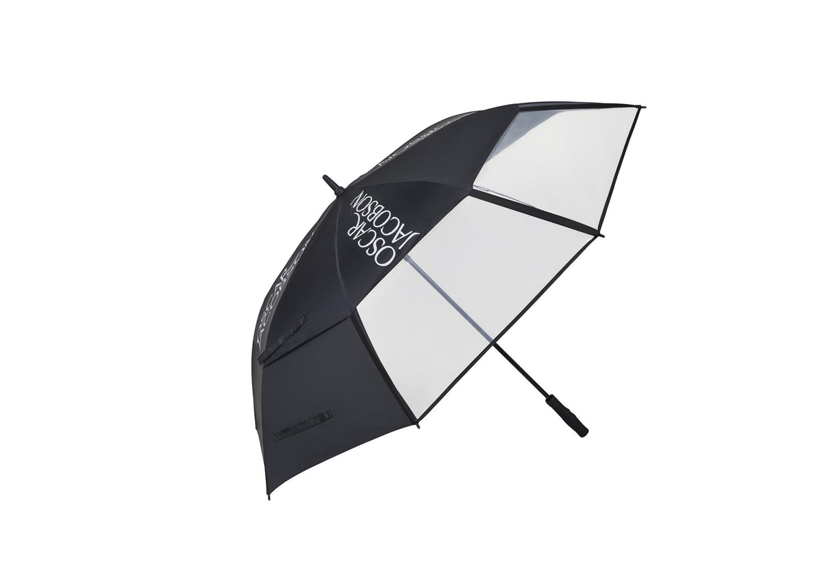 Oscar Jacobson Derby Clearview Dual Canopy Umbrella – BLACK