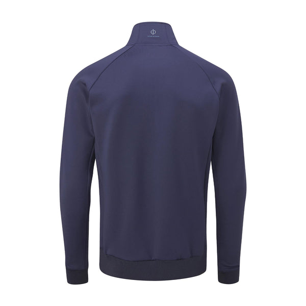 Trent Mid Layer- Black / Small-Solid Navy / Small- Oscar Jacobson Golf