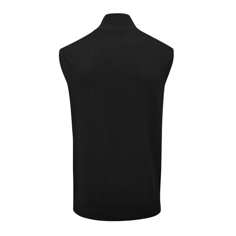 Bob Half Zip Sleeveless Sweater