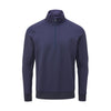 Trent Mid Layer- Black / Small-Solid Navy / Small- Oscar Jacobson Golf