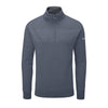 Anders Merino Wool Lined Sweater- Pewter Marl / Small-China Blue / Small-Black / Small-Navy / Small-Grey Marl / Small- Oscar Jacobson Golf