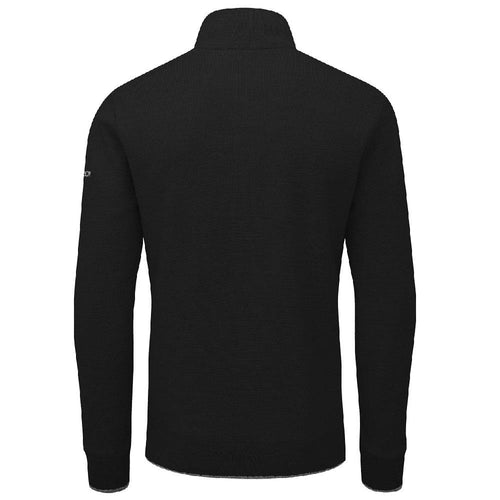 Anders Merino Wool Lined Sweater  - Pewter Marl / Small  - Oscar Jacobson Golf