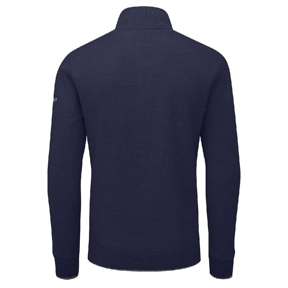 Anders Merino Wool Lined Sweater  - Pewter Marl / Small  - Oscar Jacobson Golf