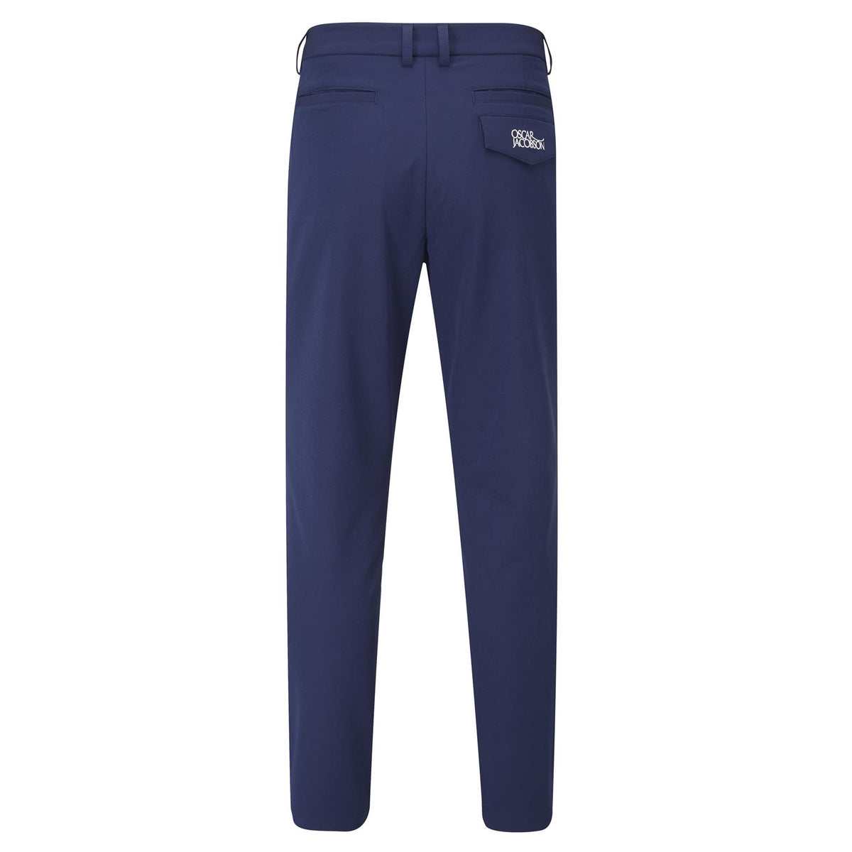 Desmond Flat Front Golf Trouser  - Navy / 30" / 29"  - Oscar Jacobson Golf