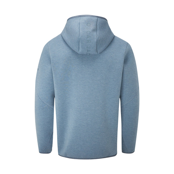Dayne Quarter Zip Hooded Pullover- Black Marl / Small-Black Marl / Medium-Black Marl / Large-Black Marl / X-Large-Black Marl / XX-Large-China Blue Marl / Medium-China Blue Marl / Large-China Blue Marl / X-Large-China Blue Marl / XX-Large-Navy Marl / Small- Oscar Jacobson Golf