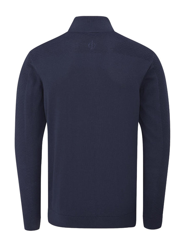 Winwood Half Zip Sweater- Navy / Small- Oscar Jacobson Golf