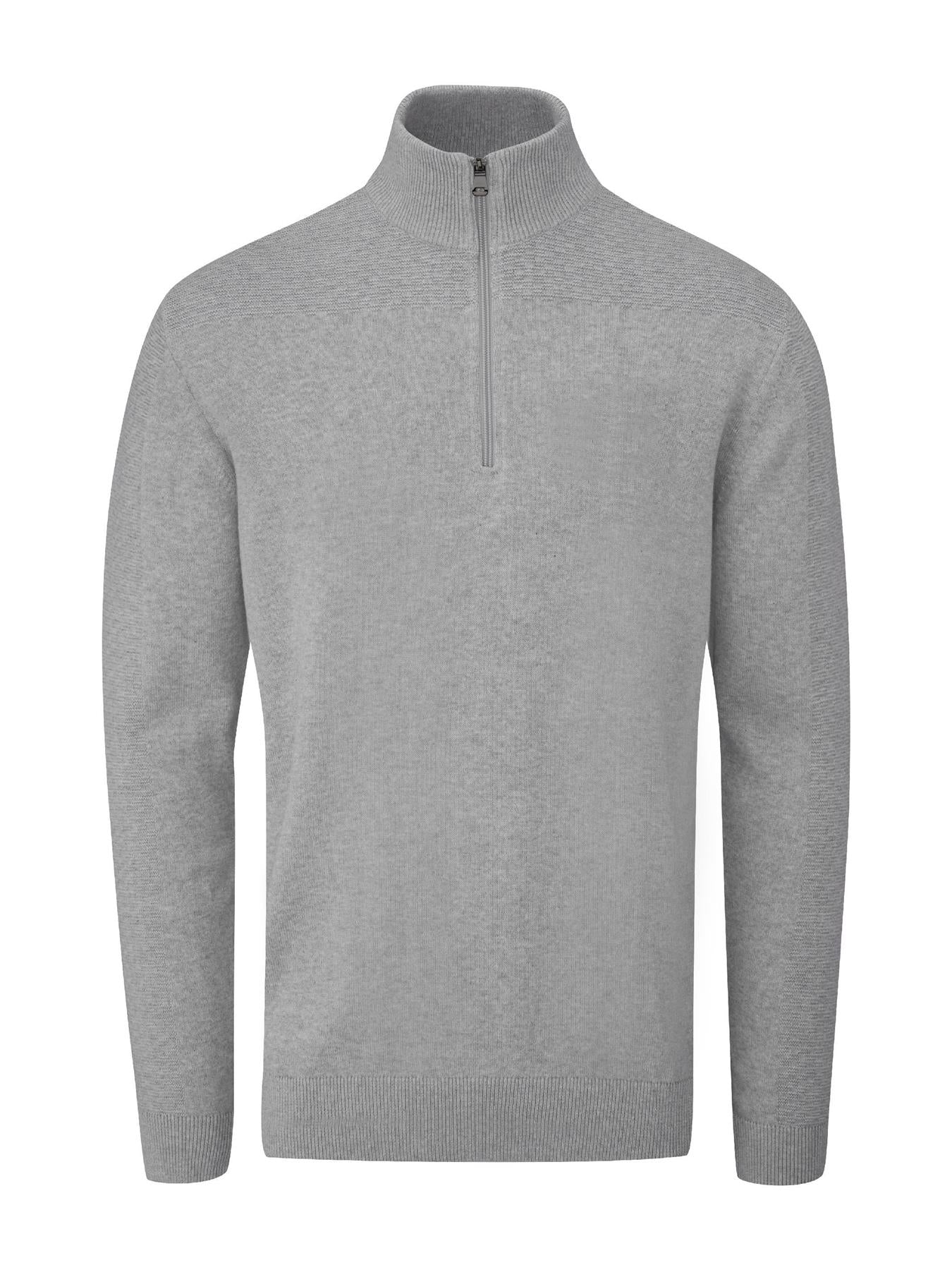 Winwood Half Zip Sweater  - Navy / Small  - Oscar Jacobson Golf