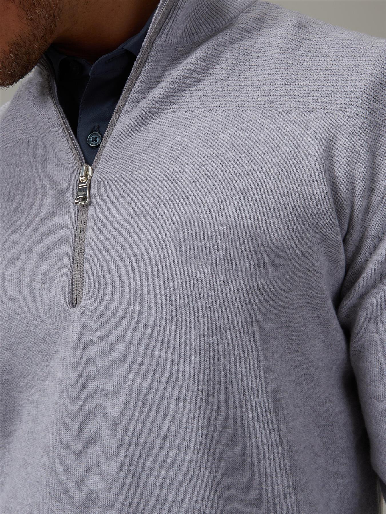 Winwood Half Zip Sweater  - Navy / Small  - Oscar Jacobson Golf