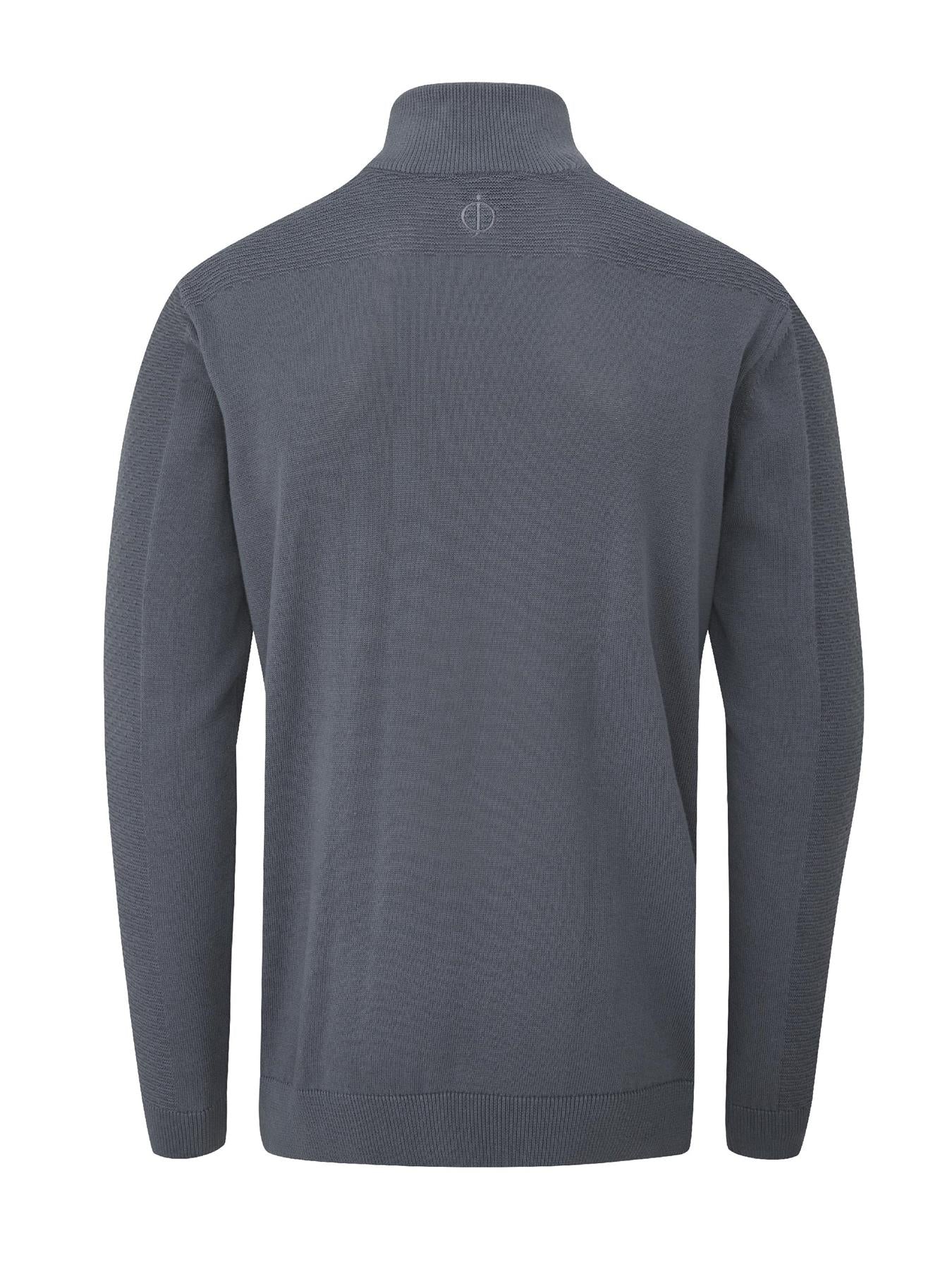 Winwood Half Zip Sweater  - Navy / Small  - Oscar Jacobson Golf