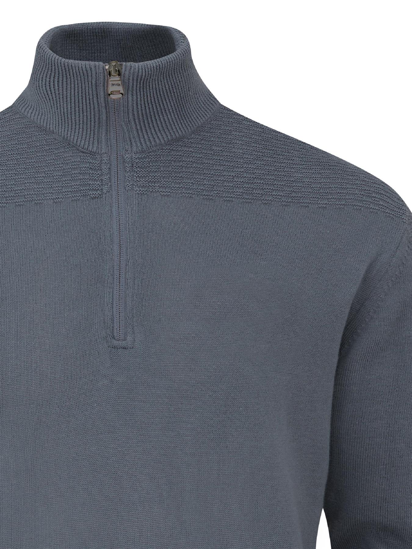 Winwood Half Zip Sweater  - Navy / Small  - Oscar Jacobson Golf